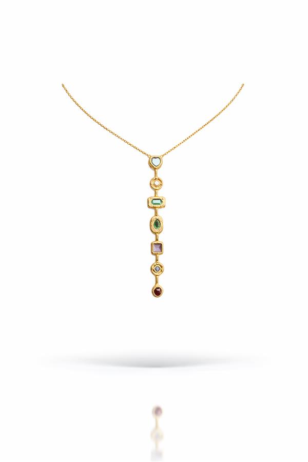 Queen2 Farklı Renk ve Şekilli Minimal Sarkıt Kolye